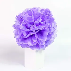 Decorative 12 inch Tissue Poms-Poms 4 Packs in various colors