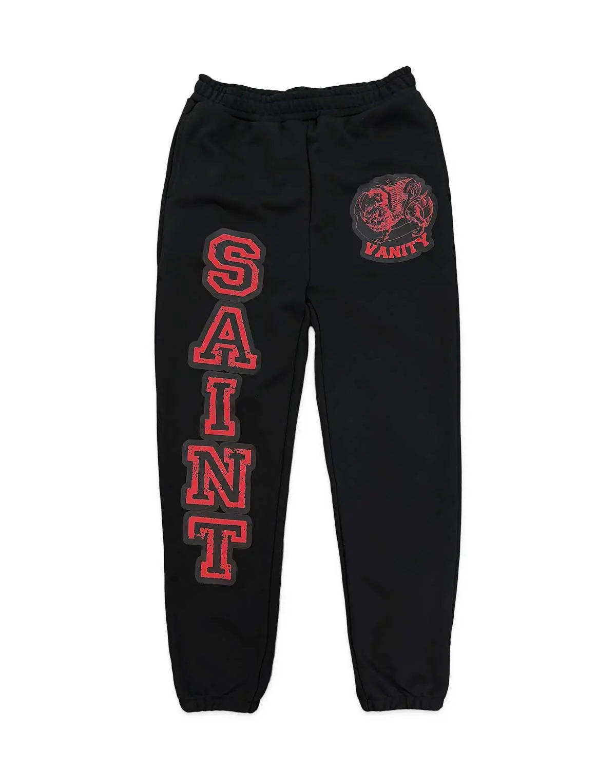 Saint Vanity Griffin Sweatpants Black/Red