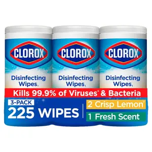 Disinfecting Wipes Value Pack, Household Essentials, 75 Count, Pack of 3