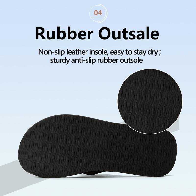 Men's leather flip flops, stylish and comfortable non-slip design slippers, suitable for daily outdoor and beach wear, arch support, durable Shoe Boy Summer Dance Soft Footwear Nail Sandal Items Brown Usat0906-4 Men's leather flip flops, stylish and comfortable non-slip design slippers, suitable for daily outdoor and beach wear, arch support, durable Shoe Boy Summer Dance Soft Footwear Nail Sandal Items Brown Usat0906-4