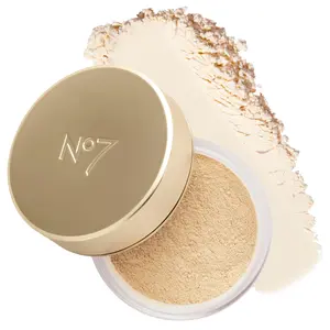 No7 Pro Artist Loose Setting Powder - Soft-Focus Translucent Powder to Help Blur Imperfections & Absorb Oil - Creates a Sheer Veil on the Skin and Helps Makeup Last - Translucent (0.95 oz)