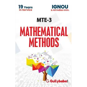 MTE-3 Mathematical Methods - Paperback