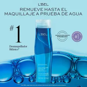 L'bel Essential Moisturizing Eye and Face Makeup Remover Lotion All Skin Types 125 ml (4.2 fl.oz)