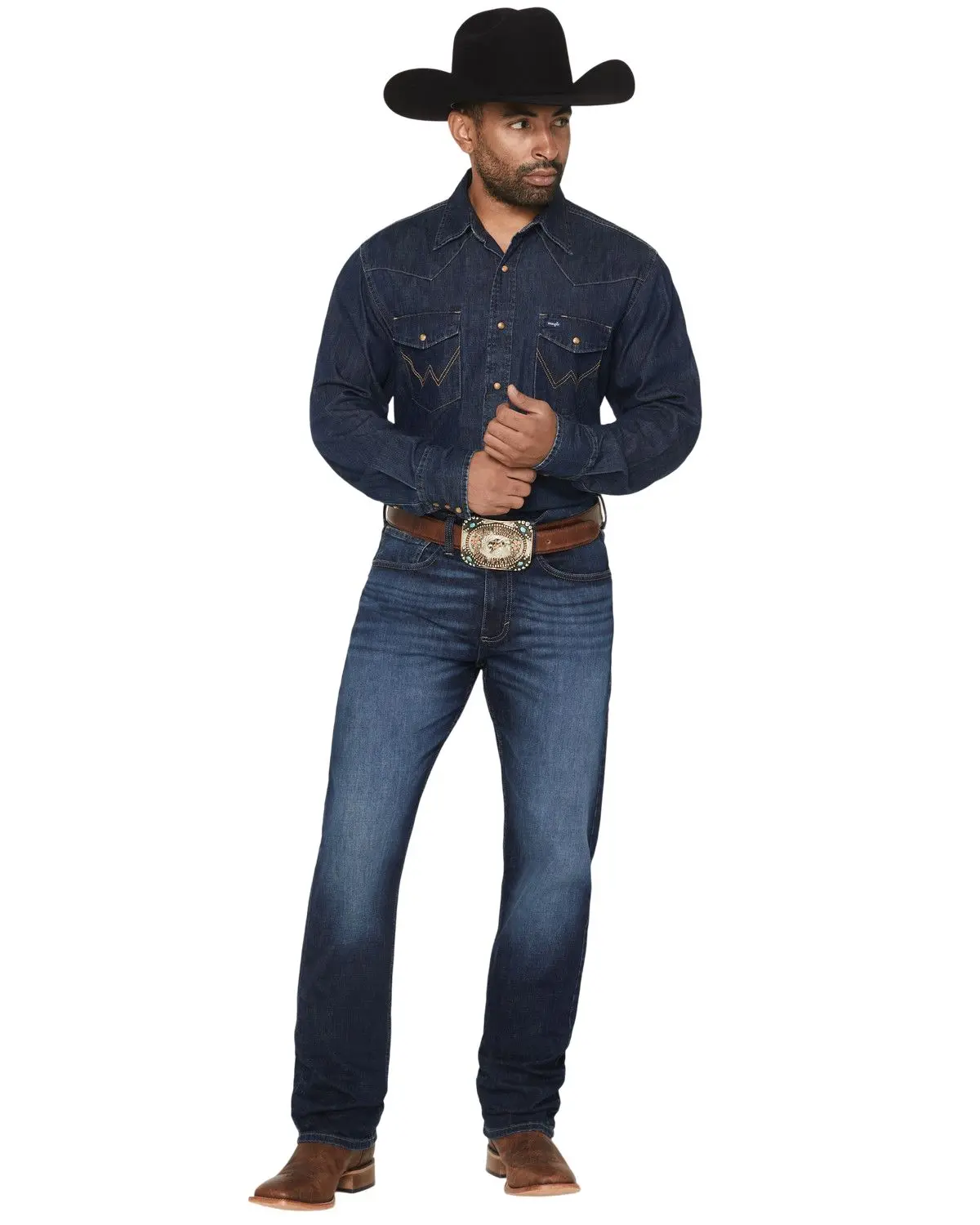 Wrangler Men's 20X Men'S 42Mwx Chandler Medium Wash Vintage Bootcut Stretch - 112365325