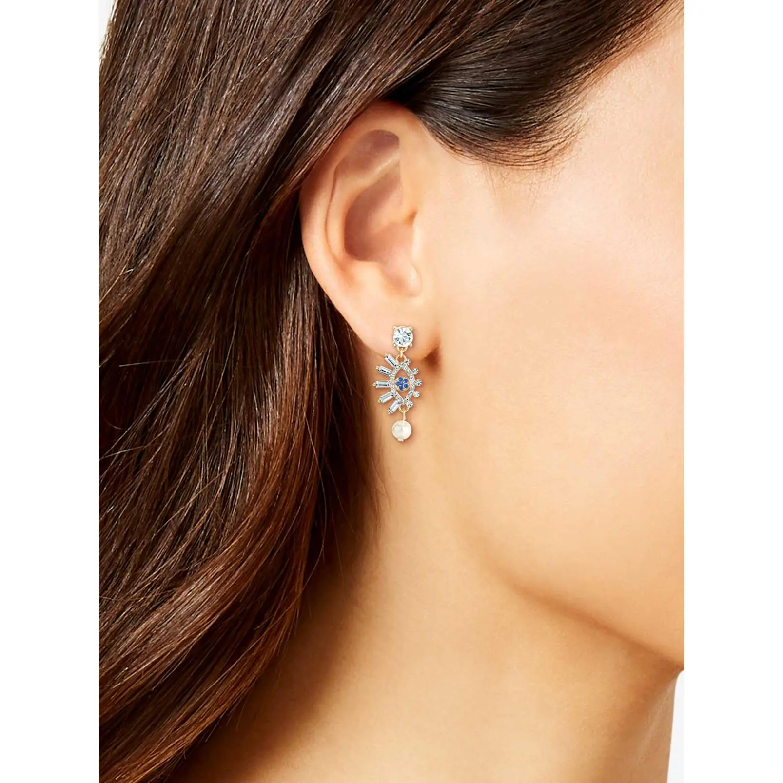 Evil Eye Dangle Earrings