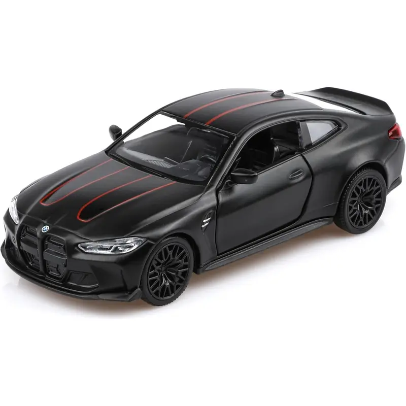 1/36 Scale BMW M4 Diecast Model Cars,Pull Back Vehicles BMW Toy Cars,Cars Gifts for Boys Girls(Black)
