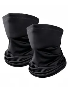 Breathable Ice Silk Face Mask Set, Elastic Anti-Pilling Design, Perfect for Cycling and Outdoor Sports, Ideal Holiday Gift Choice