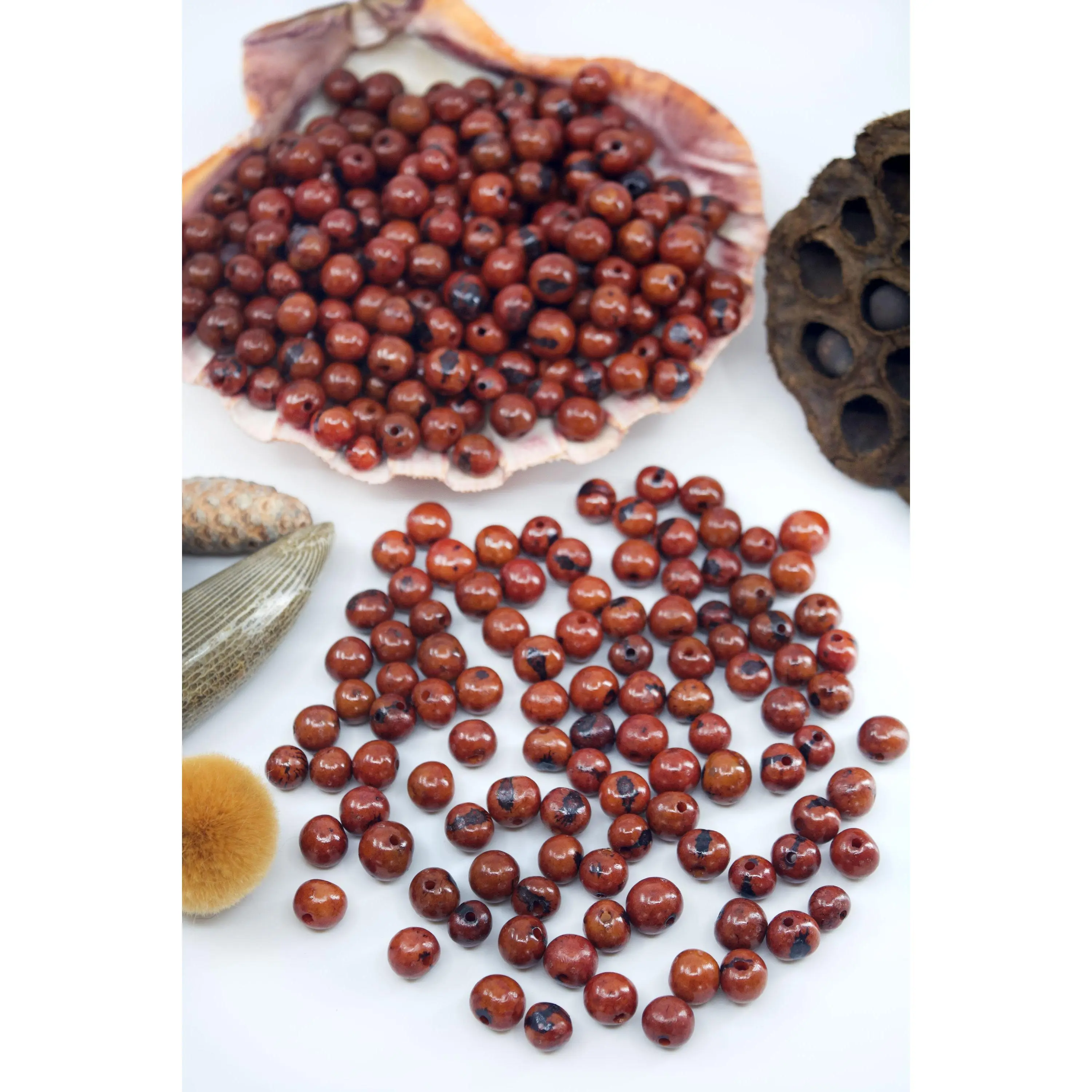 Chocolate Dreams | Brown Real Acai Beads from South America