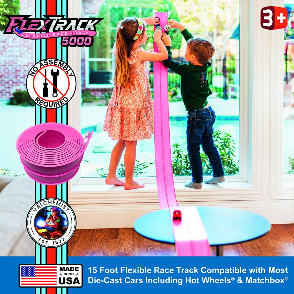 Princess Pink FlexTrack 5000 Flexible Race Track