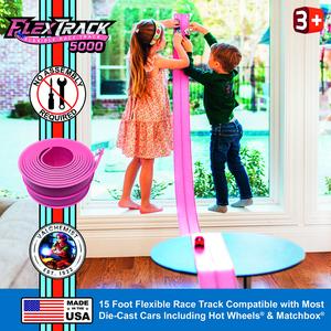 Princess Pink FlexTrack 5000 Flexible Race Track