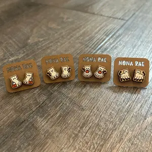 Spooky Cat Earrings