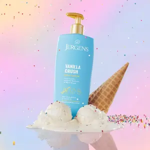 Jergens Shea Fusion Body Lotion - Warm Amber, Vanilla Crush, Lavender Dreams, Tropical Escape -14 fl oz Jergens Shea Fusion Body Lotion - Warm Amber, Vanilla Crush, Lavender Dreams, Tropical Escape -14 fl oz