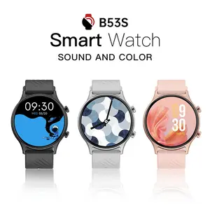BOZLUN B53S Smartwatch with Bluetooth Call AI Voice Assistant Health Fitness Tracking 1.39'' HD Display IP67 Waterproof Gift Pink Black White Wearable Charging Magnetic Durable Screen Smartphone