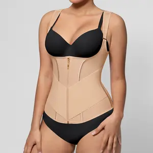 Feelingirl FeelVibe Waist Trainer for Women Latex Waist Trainers Vest Adjustable Wide Straps