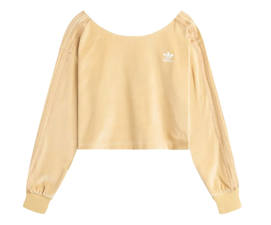 Adidas Ots Velour Crew Womens Active Sweatshirts