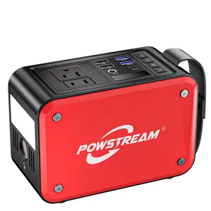 88Wh Portable Power Station Fast Charging 24,000mAh Power Bank with 80W AC Outlets (120W Peak) 8 Output Ports Built-in Flashlight for Hiking Camping Essentials Hurricane Emergency