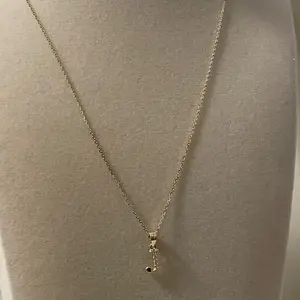 14k gold 20" chain with initial J pendant