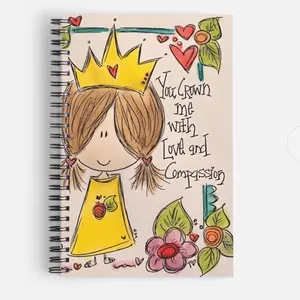 Doodle Journal/Notebook Lined. You crown me with love and compassion .