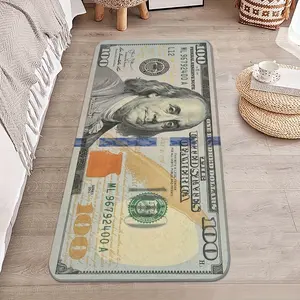 Creative Pattern Non-Slip Rug - Ideal for Bedrooms, Kitchens, Laundry Rooms, and Hallways | Machine Washable Polyester Rug with Non-Slip Backing | Ideal for Halloween, Christmas, Easter, and Thanksgiving | Low-Pile Rectangular