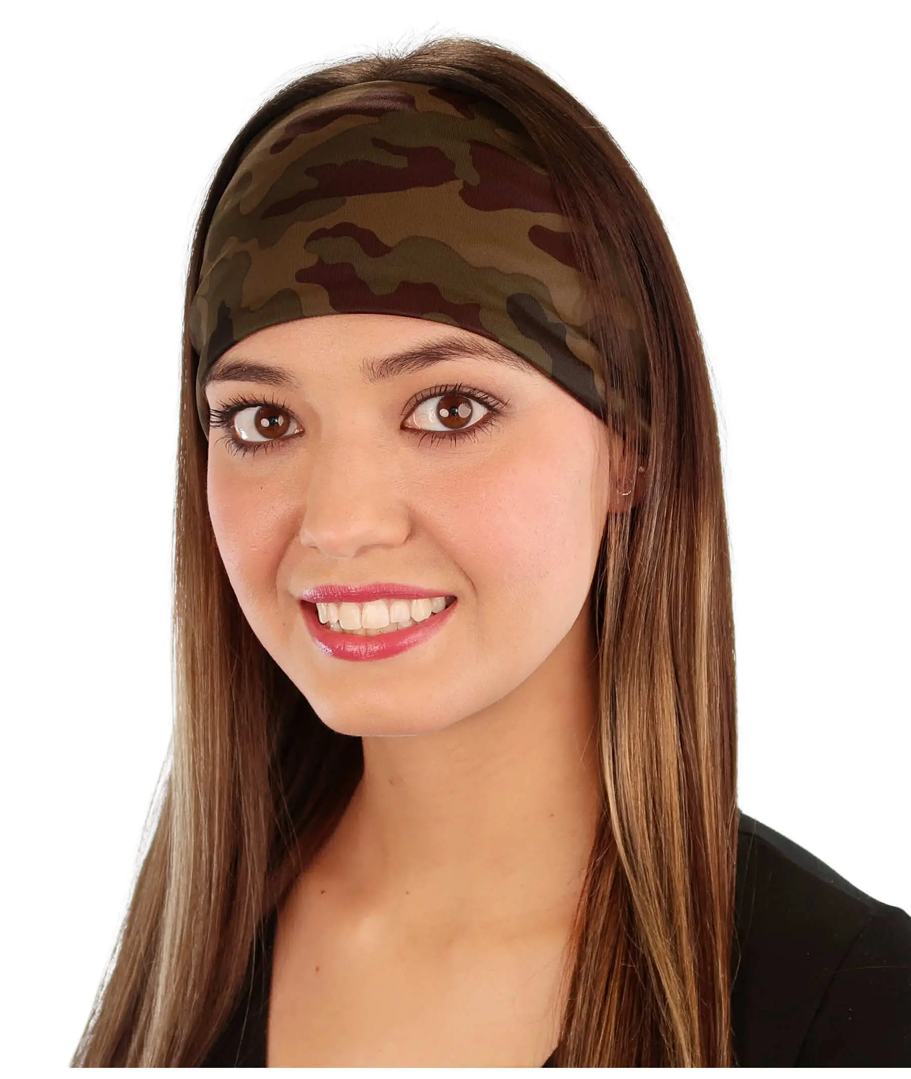 Reversible Stretch Headband – Stylish and Comfortable - Woodland Camouflage