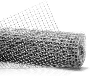 Fencer Wire 19 Gauge Hot-Dipped Galvanized Hardware Cloth with Mesh Size 1/2" x 1/2", Multiple Sizes