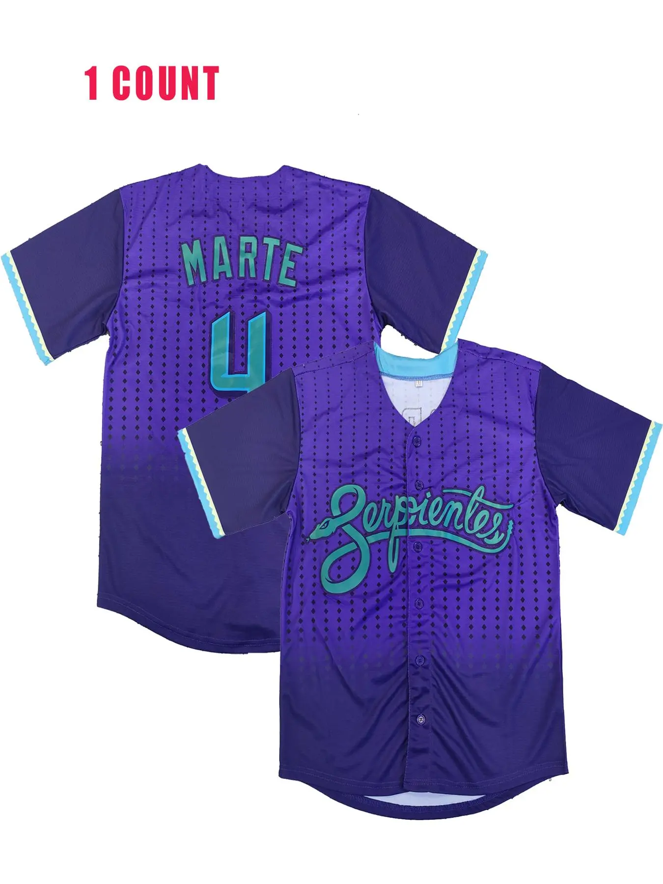 Men's Embroidered Baseball Sports Style Jersey 7 Number, Quick Dry Casual Embroidery Sportswear for Outdoor Activities, Loose Fit All Seasons Wear Jersey Top