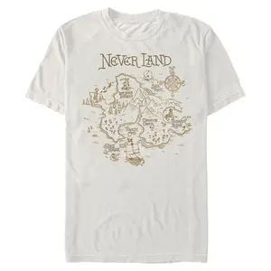 [Sale off up to 65%][Free Ship] Peter Pan Neverland Map T-Shirt
