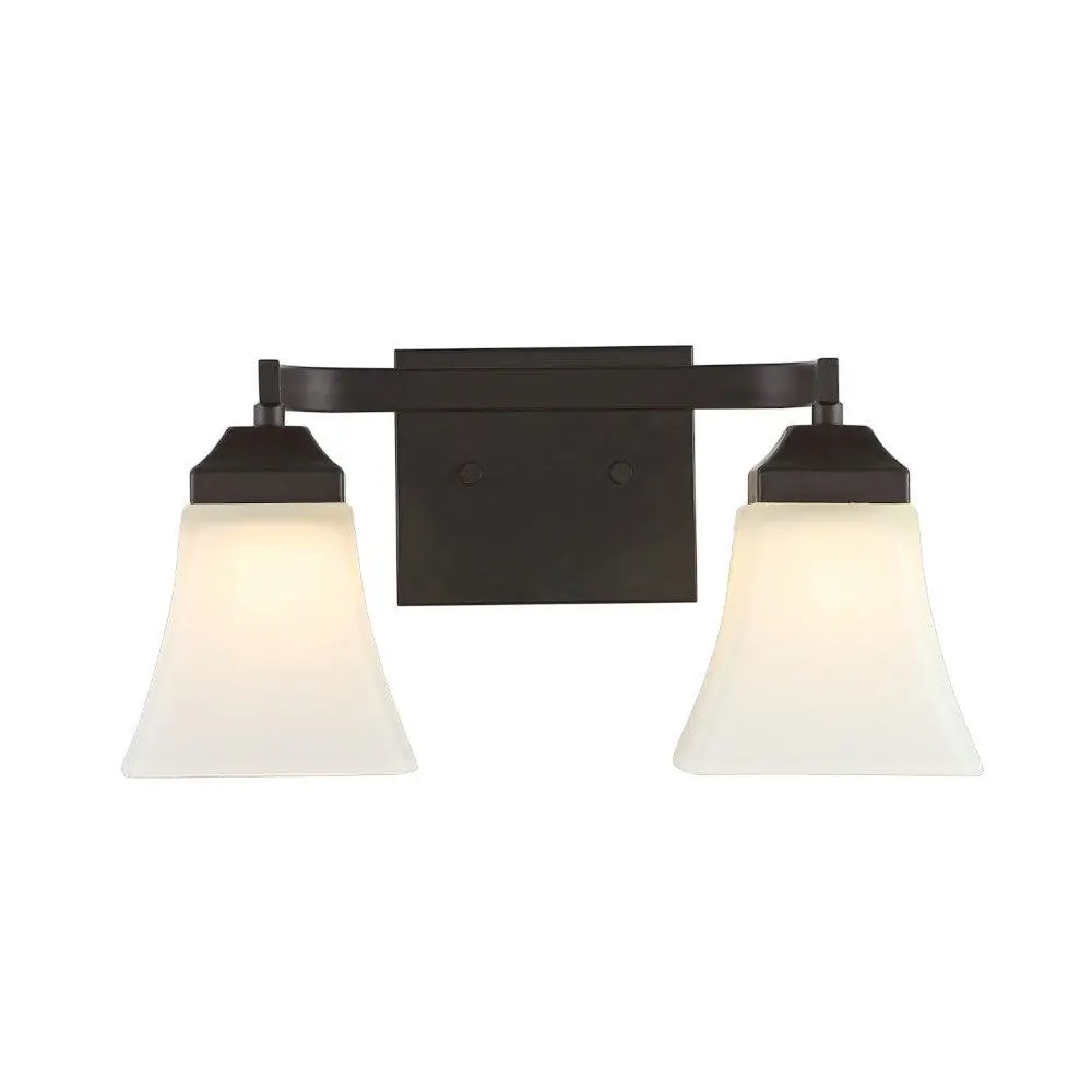 Staunton Iron/Glass Modern Cottage LED Vanity Light Staunton Iron/Glass Modern Cottage LED Vanity Light
