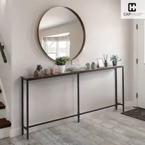 CAPHAUS 71” Narrow Long Console Table for Entryway, Classic Design Sofa Table Narrow Long for Living Room, Skinny Sofa Table, Entrance Table for Hallway, Plant Table, Décor Table