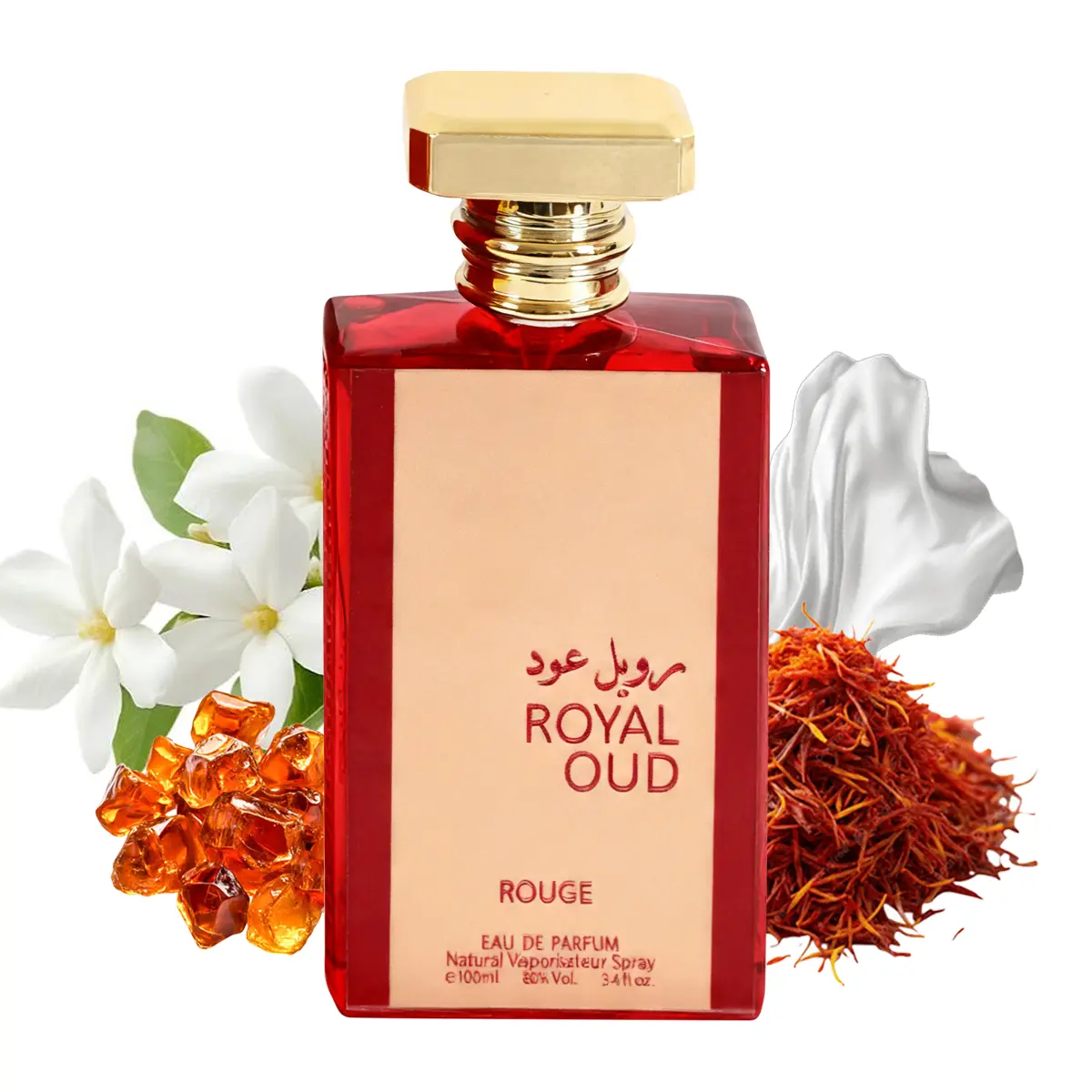 Secret Plus Royal Oud Rouge Eau De Parfum Natural Spray for Men 100Ml/3.4fl.oz.