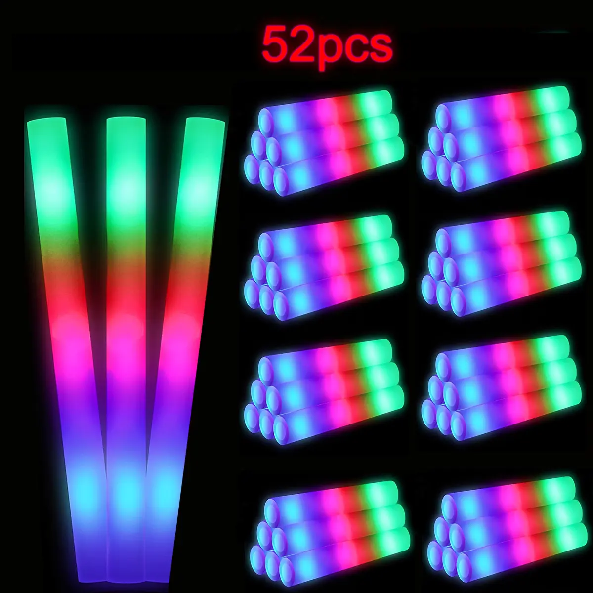 52pcs（colorful）