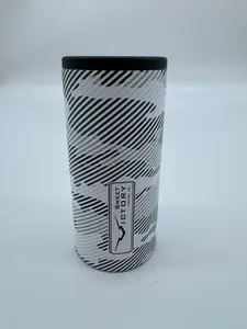 Snow Camo Slimcan Koozie