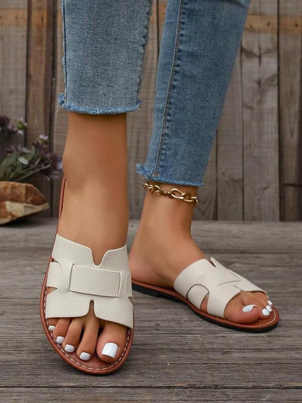Women’s Woven Roman Sandals – Bohemian Flat Beach Shoes for Summer, Casual Comfort with Thick Sole