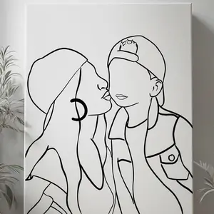 DTF Transfer Outline - Press & Paint Outline, Color your own DTF Print - Mommy and Son Coloring Activity - Sip and Paint Party - Coloring Paint Print Shortsleeve Mama