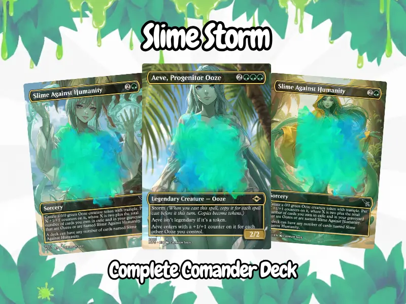 Slime Evolution Anime Waifu – Complete Commander Deck – Full 100 Cards + Tokens | Proxy EDH
