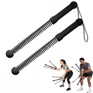 Weighted Ropeless Battle Ropes Heavy Duty Portable Cordless for Home Gym Workout Exercise Strength Building Men Women