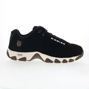 K-Swiss ST329 CMF 03426-033 Mens Black Nubuck Lifestyle Sneakers Shoes