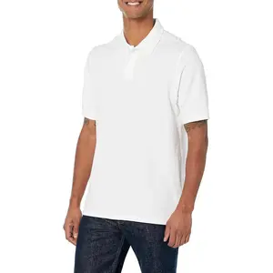 Amazon Essentials Men's Regular-Fit Short Sleeve Cotton Pique Polo Shirt (Available in Big & Tall)