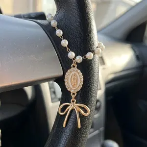 Car Steering Wheel Bead Pendant, Unique Fashion Car Accessory, Stylish Vehicle Decoration, Perfect Gift for Car Enthusiasts
