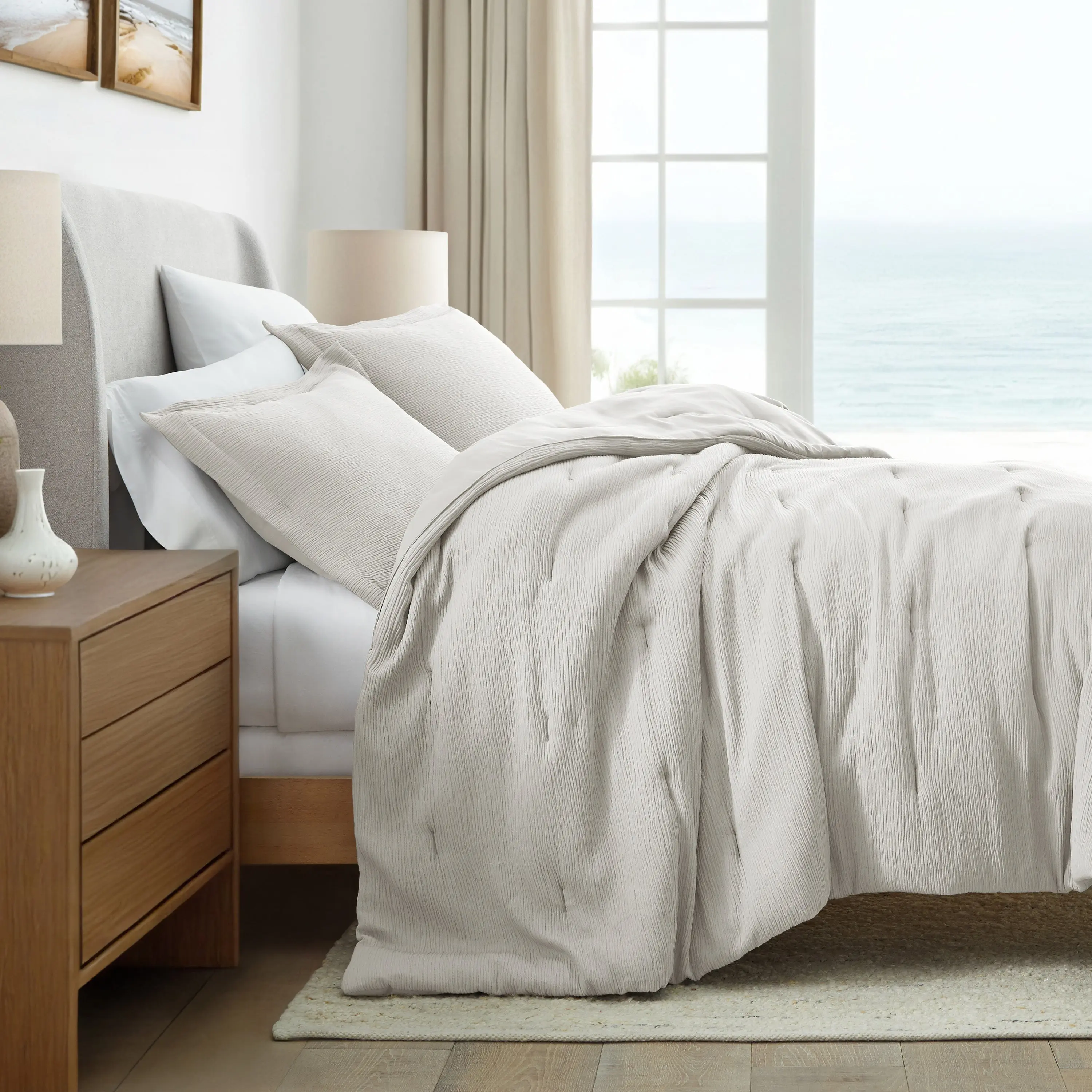 Cloud Weave Textured Down-Alternative Comforter Set Cloud Weave Textured Down-Alternative Comforter Set