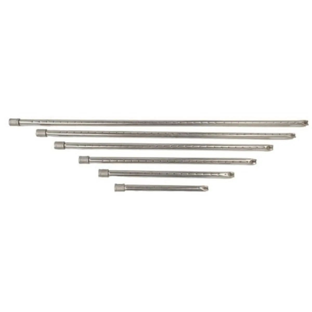 Dagan LL-36S Heavy-Duty Stainless Steel Threaded Burner Pipe - 1/2 in, Fireplace Compatible, Natural Gas Use, Heavy-Duty Durability, No Assembly Required, 1/2 Inch, Metal Pipes, Pipe Fittings & Accessories