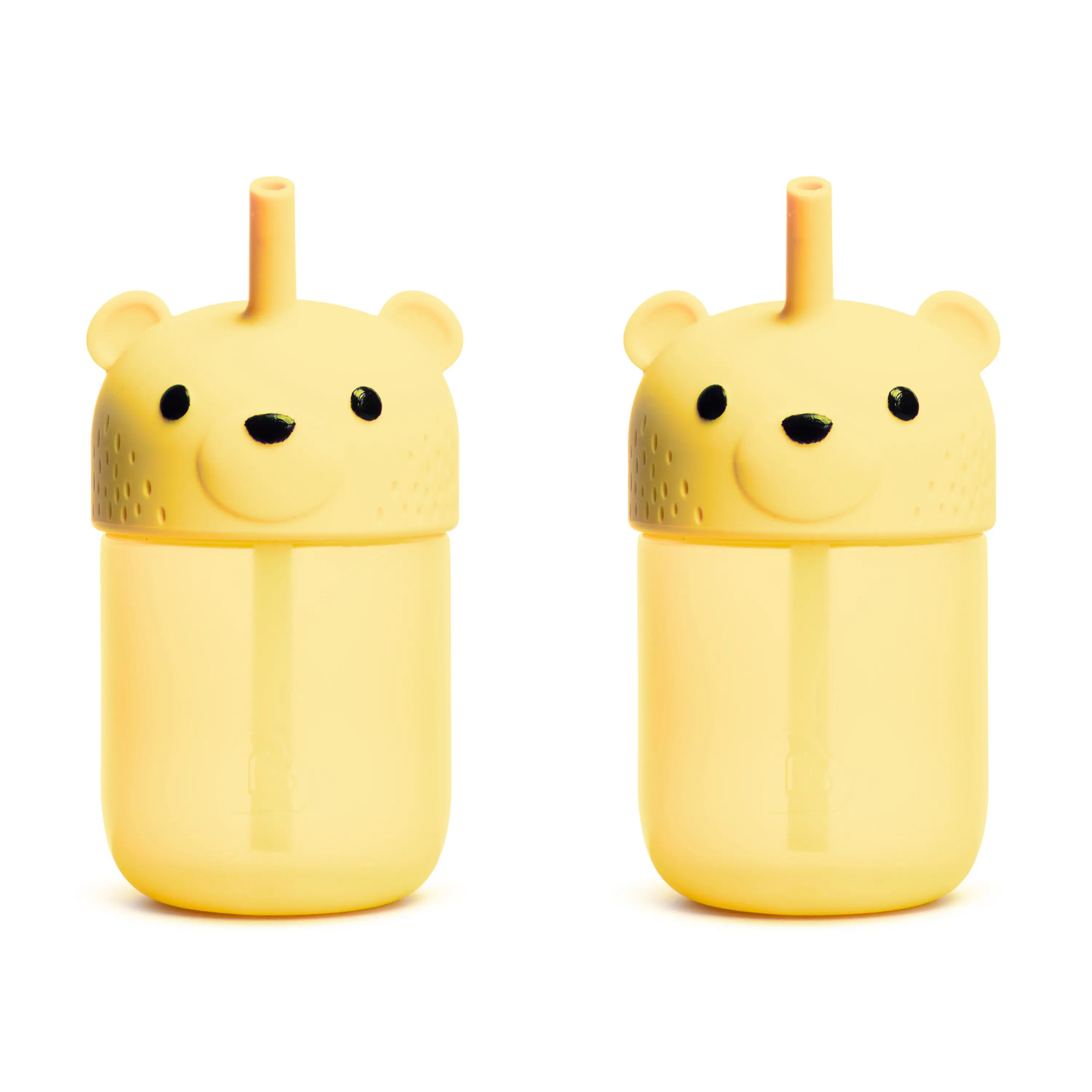 Munchkin Gentle Transition First Straw Cup, 9 Ounce, Squeezable Honey Bear Shaped Trainer Cup, 2 Pack Munchkin Gentle Transition First Straw Cup, 9 Ounce, Squeezable Honey Bear Shaped Trainer Cup, 2 Pack