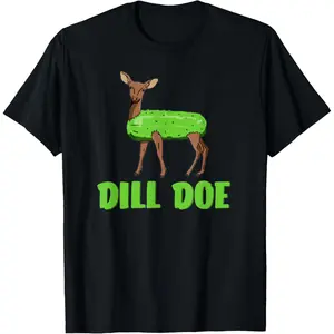 Y2K Summer Viral Print Oversized Graphic Vintage Unisex TeeDill Doe Funny Adult Humor Funny Nature Deer Redneck T-Shirt Small