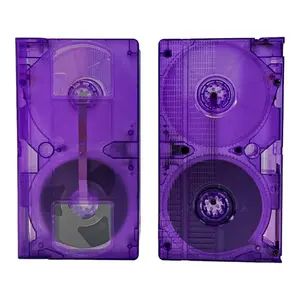 Transparent Purple VHS Tape Shell w/Matching Colored Spools w/T-120 Tape