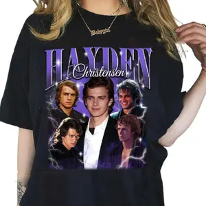 Vintage Hayden Christensen Shirt - Retro Style T-Shirt, Crewneck Sweatshirt, Hoodie For Fans Cotton Top