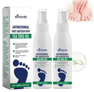 Tea Tree Oil Foot Spray | Advanced Foot & Nail Care Spray for Athlete's Foot,Cracked Heels, Nail Fungus & Dry Skin | Moisturizing Deodorant with Natural Tea Tree Oil | Foot Sanitizer