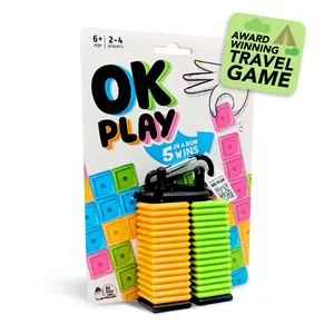 OK Play - Award-Winning Travel Game for Family & Friends | 2–4 Players | Waterproof Game | Learn in 10 Seconds