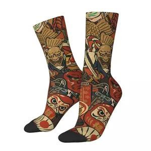 Vintage Art Japanese Socks - Retro Japan Sock - Comfortable Fit - Ideal for Everyday Wear - Unisex