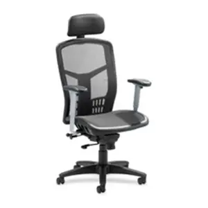 Lorell  High Back Chair- Mesh- 20-.88in.x23-.25in.x34-.38x42-.88in.- Black