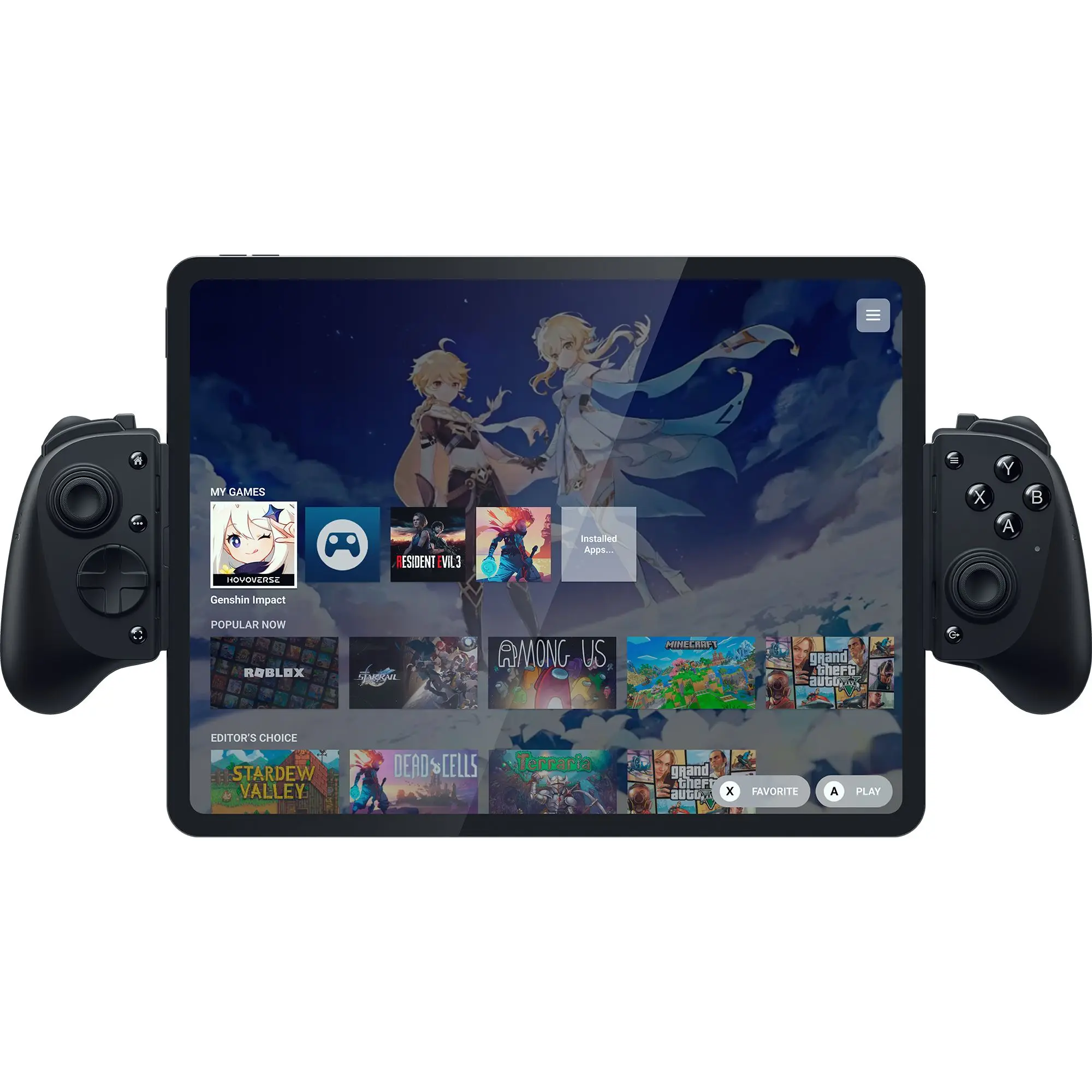 Razer Kishi V3 Pro XL - Haptic USB-C Gaming Controller for Full-Sized Tablets, Portable Gamepad for Mobile Gaming